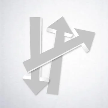 3d arrows background Stock Illustration