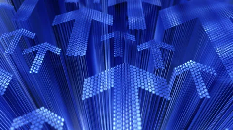 3d arrows flying forward 動画素材 48373703