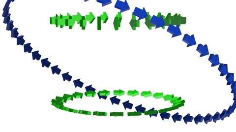 3D Arrows Stock Footage 40474436