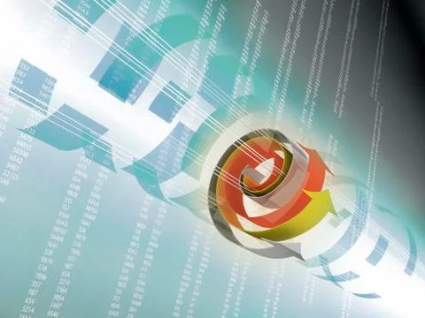 3d arrows Stock Illustration