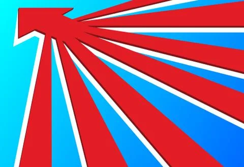 3D Arrows Stock Illustration