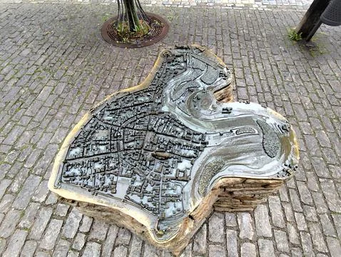 3d art map Stock Photos