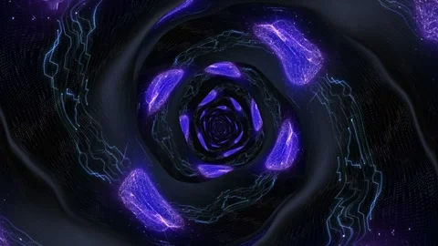 3D Artificial Intelligence Brain and Technology Background, Loop Stock Footage 255424366