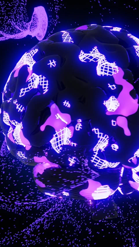 3D Artificial intelligence brain concept Stock Footage 277462707