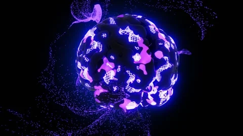 3D Artificial intelligence brain concept Stock Footage 277462715
