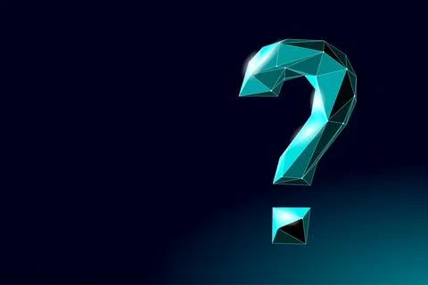 3D ask question mark. Make decision problem solution. Psychologist coach session Illustrazione stock