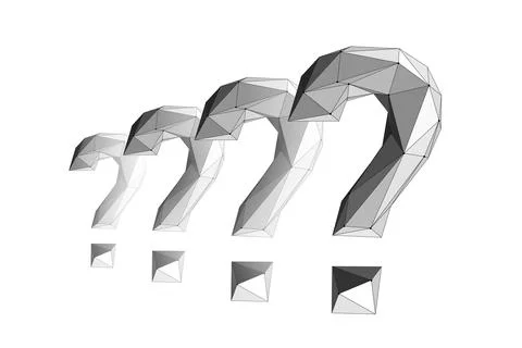 3D ask question mark. Make decision problem solution. Psychologist coach session イラスト素材