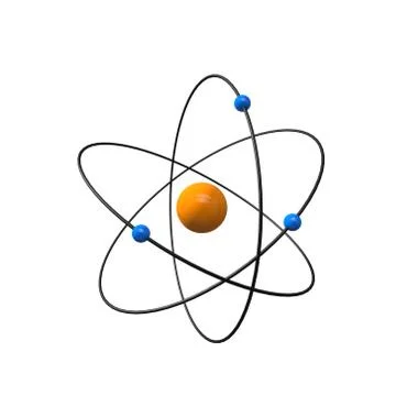 3d atom Stock Illustration