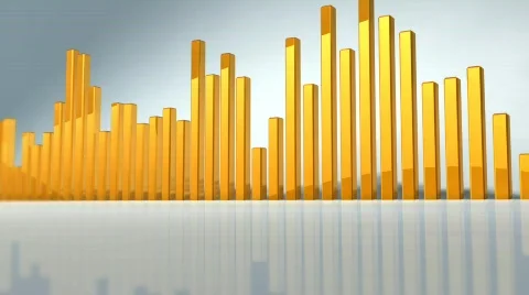 3d audio waveform Stock Footage 484031