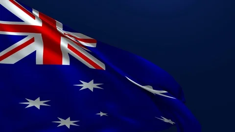 3D Australian Flag, Australia Render 動画素材 81078661