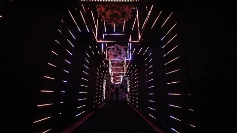 3D BACKGROUND / 3D Club Visual Illustration Motion Background Live Wallpaper Stock Footage 151034295