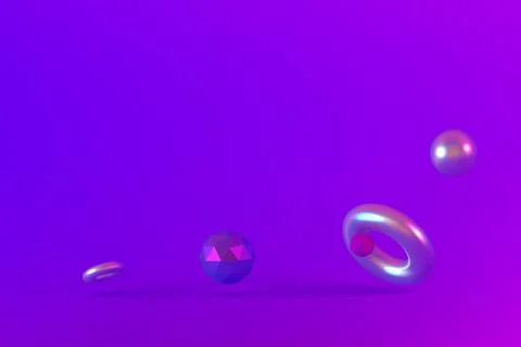 3D background. Abstract background with geometric shapes. Vector illustration Stock Illustration