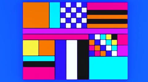 3d background. Abstract wallpaper. Pop art. Bright 3d geometric objects. Stock Illustration