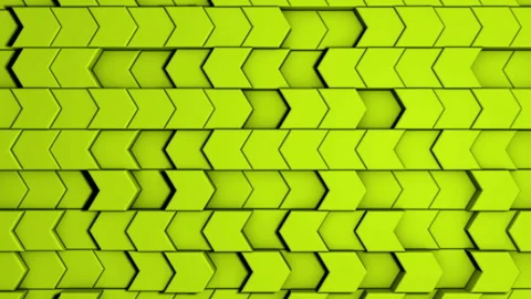 3D background animation of stylish stone arrows wall. Looped Video stock 107930534