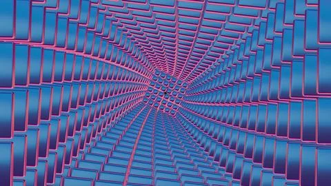 A 3D background with astonishing colors, creating a mesmerizing and dynamic v Stock Illustration