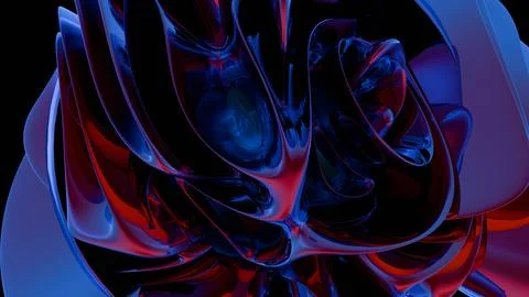 3D background designed for creative projects, featuring a looped video with a Stock Illustration