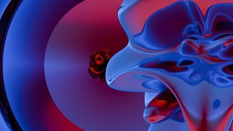 3D background designed for creative projects, featuring a looped video with a Stock Illustration
