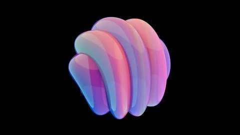 3D background designed for creative projects, featuring a looped video with a イラスト素材