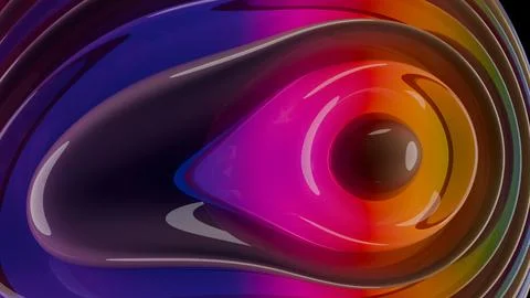 3D background designed for creative projects, featuring a looped video with a イラスト素材