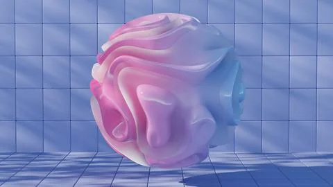 3D background designed for creative projects, featuring a looped video with a イラスト素材