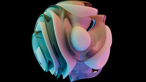 3D background designed for creative projects, featuring a looped video with a イラスト素材