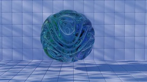 3D background designed for creative projects, featuring a looped video with a イラスト素材