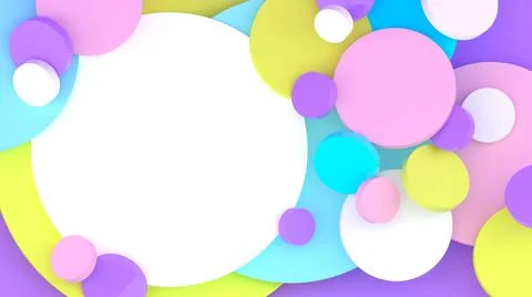 3d background. Frame. Abstract wallpaper. Geometric 3d objects. Illustrazione stock