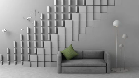 3d background happy new year count down animation with motion graphics Stockbeeldmateriaal 255104159