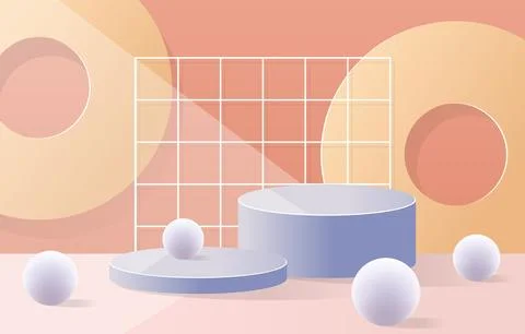 3d-background Stock Illustration