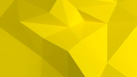 3d background with polygonal pattern. Yellow color. Stock-Illustration