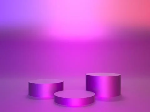 3d background render image of geometric podium showcase product background. Stock Illustration