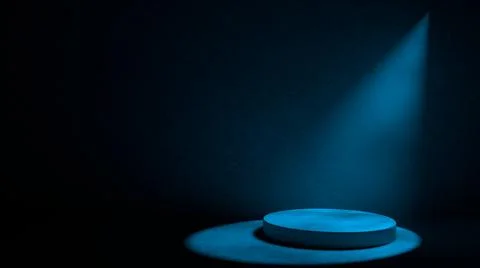 3d background from spotlight light beam. Stock-Illustration