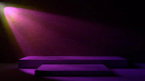 3d background from spotlight light beam. Иллюстрация