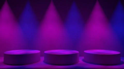 3d background from spotlight light beam. Illustrazione stock