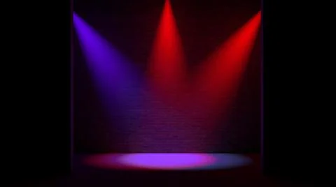 3d background from spotlight light beam. Stockillustratie