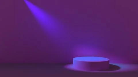 3d background from spotlight light beam. Stock-Illustration