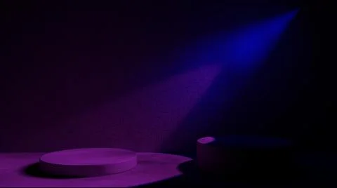 3d background from spotlight light beam. Stockillustratie