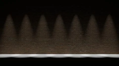 3d background from spotlight light beam. Stock-Illustration