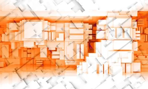3d background texture with cubic pattern Stock Illustration