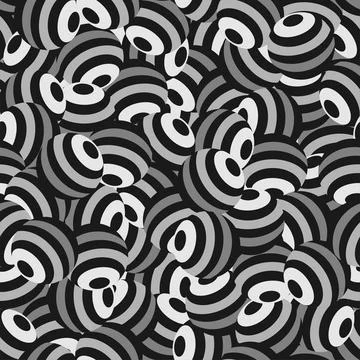 3d ball abstract pattern seamless.Vector background Stock Illustration