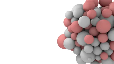 3d Balls 스톡 동영상 135809549