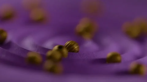 3d Balls going in circles Stock Footage 253594537