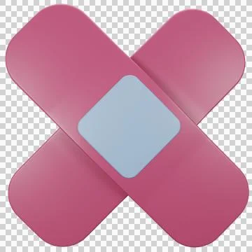 3D Bandages Stock Illustration