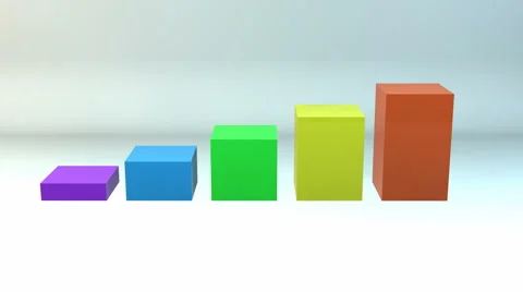 3D Bar Graph Video stock 879299