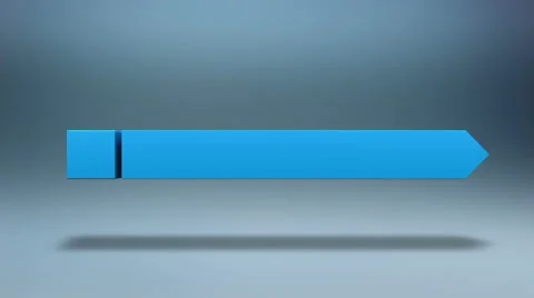 3D bar. One square intro title box chart... | Stock Video | Pond5