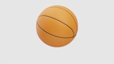 3D basketball ball animation Stock Footage 327714880