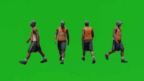 people animation basketball