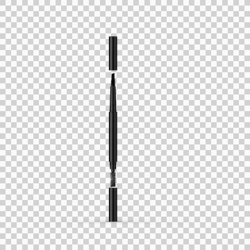 3d beard pencil mockup Stock Illustration