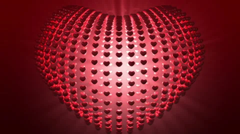 3D Beating Heart Stock Footage 38318403