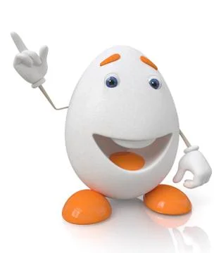 3d beautiful egg Stock Illustration